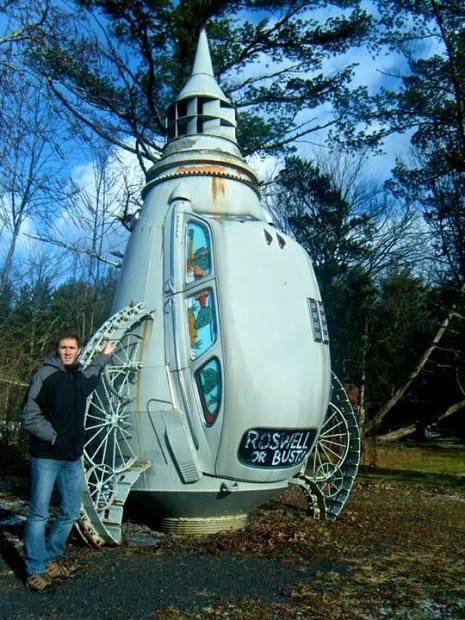 Roswell Or Bust - a scifi robot by Steve Heller's Fabulous Furniture